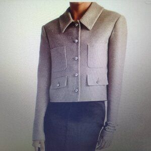 Luxury cropped jacket, brand new